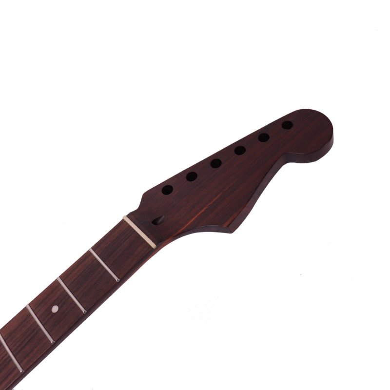 【B-Stock】Premium Stratocaster Quarter Sawn Rosewood Guitar Neck Rosewood Fretboard 9.5" Radius 10 mm Holes 22 Frets Satin Finish Master Build