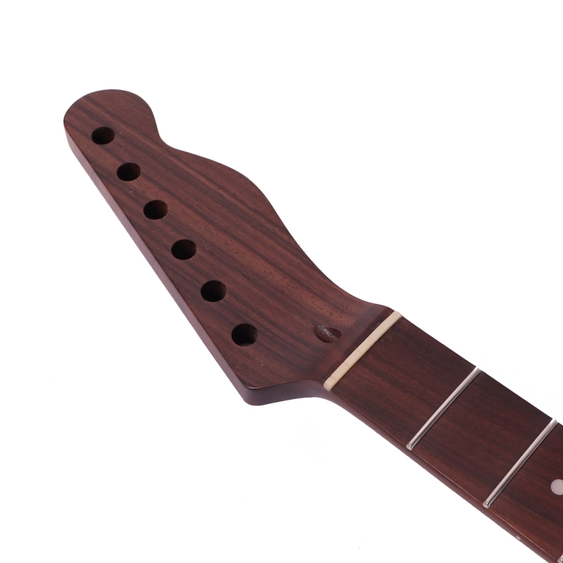 【B-Stock】Premium Telecaster Quarter Sawn Rosewood Guitar Neck Rosewood Fretboard 9.5" Radius 10 mm Holes 22 Frets Satin Finish Master Build