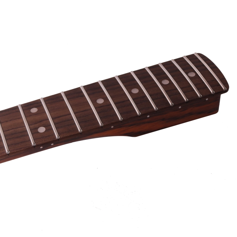 【B-Stock】Premium Stratocaster Quarter Sawn Rosewood Guitar Neck Rosewood Fretboard 9.5" Radius 10 mm Holes 22 Frets Satin Finish Master Build