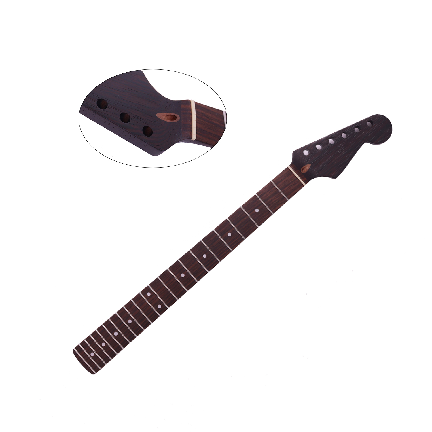 Premium Stratocaster Quarter Sawn Black Wenge Guitar Neck Rosewood