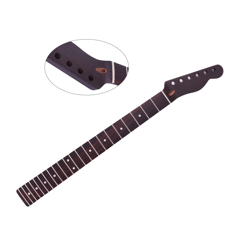 Premium Telecaster Quarter Sawn Black Wenge Guitar Neck Rosewood Fretboard 9.5" Radius 10 mm Holes 22 Frets Satin Finish Master Build