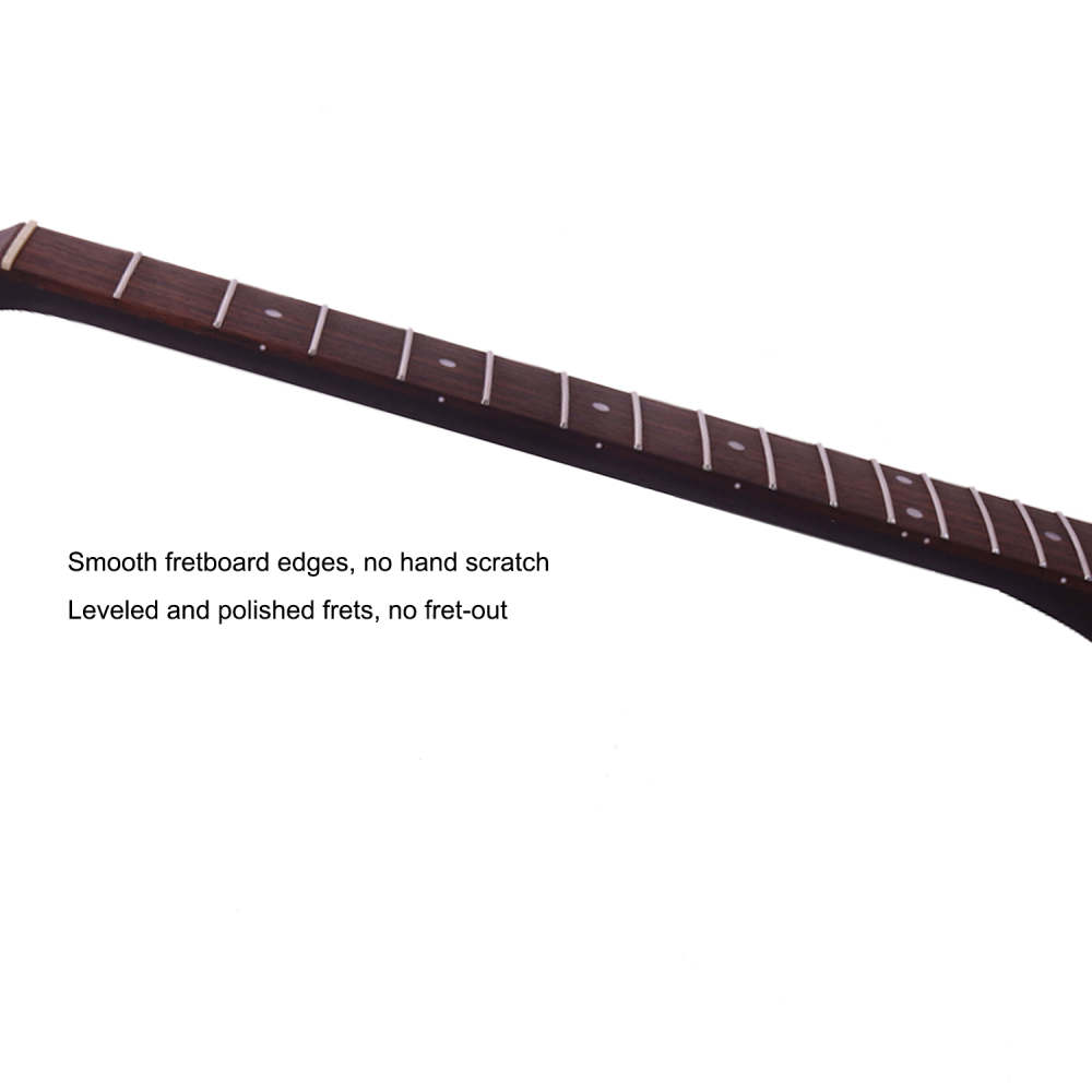 Premium Stratocaster Quarter Sawn Black Wenge Guitar Neck Rosewood Fretboard 9.5" Radius 10 mm Holes 22 Frets Satin Finish Master Build