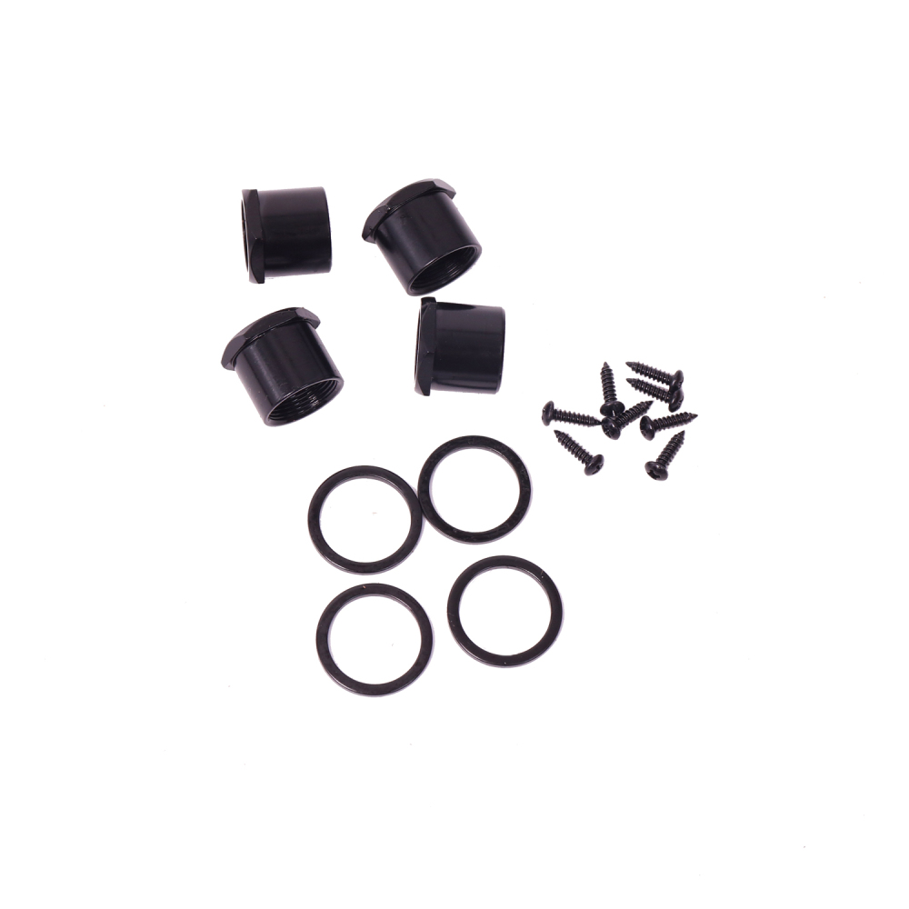 Bass Tuners 4 Right Handed - 1:26 Ratio Open Gear Tuning Key Pegs Machine Head Black Finish
