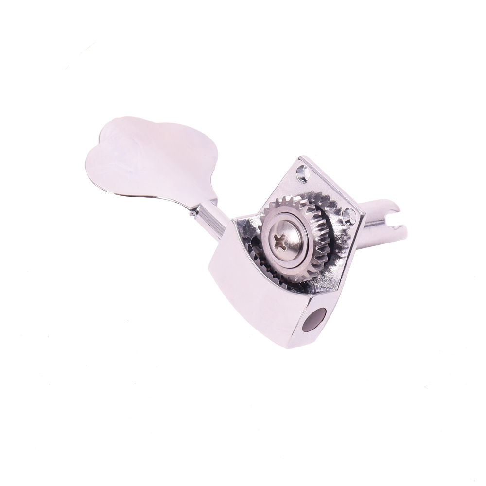 Bass Tuners 4 Right Handed - 1:26 Ratio Open Gear Tuning Key Pegs Machine Head Chrome Finish