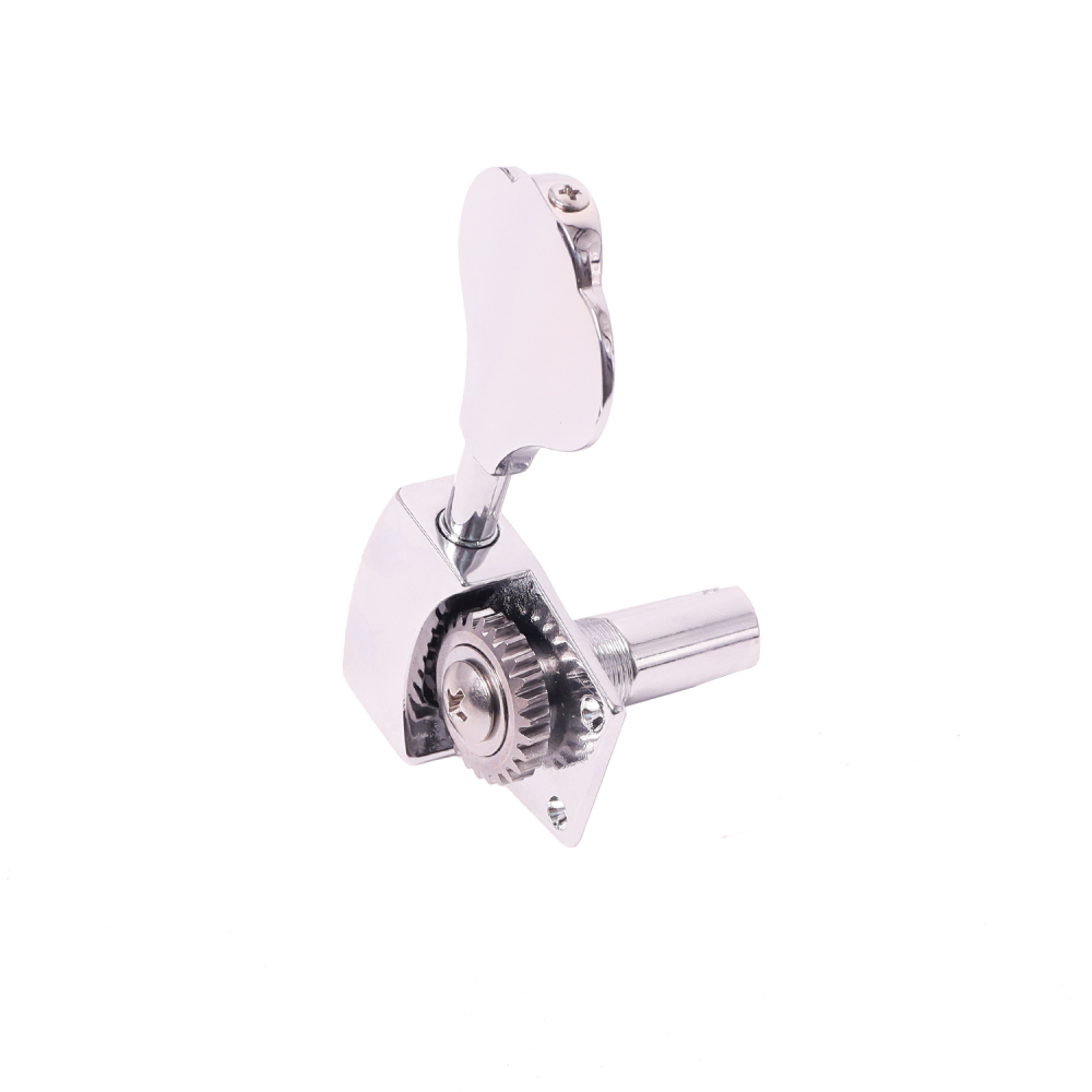 Bass Tuners 4 Right Handed - 1:26 Ratio Open Gear Tuning Key Pegs Machine Head Chrome Finish