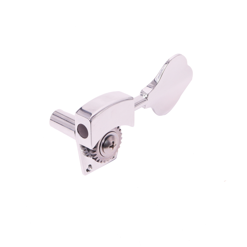 Bass Tuners 4 Right Handed - 1:26 Ratio Open Gear Tuning Key Pegs Machine Head Chrome Finish