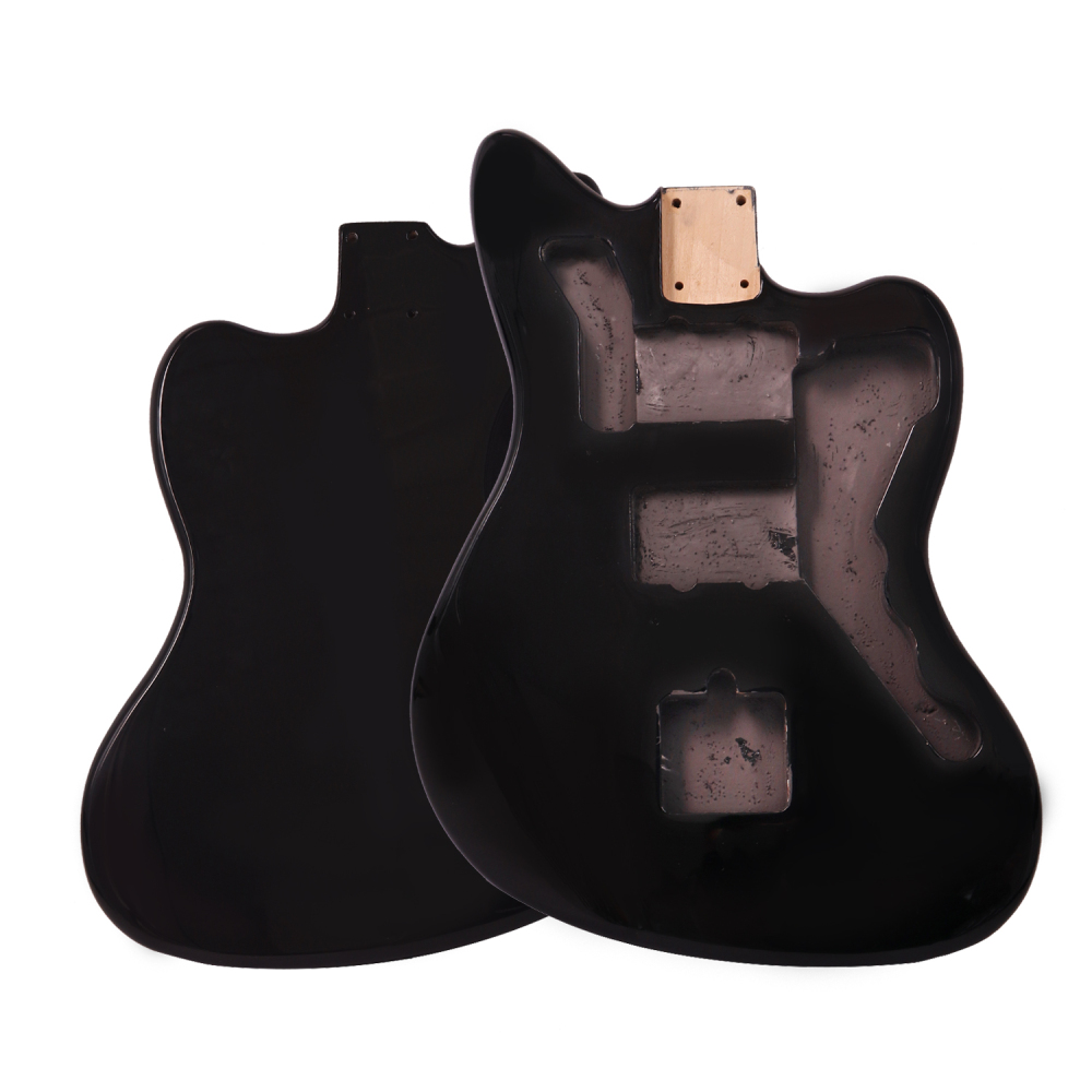 Roasted Poplar Electric Guitar Body Jazzmaster P90 Black Color