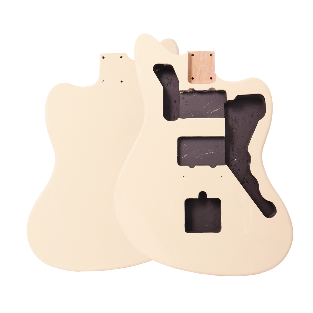 Roasted Poplar Electric Guitar Body Jazzmaster P90 Cream Color