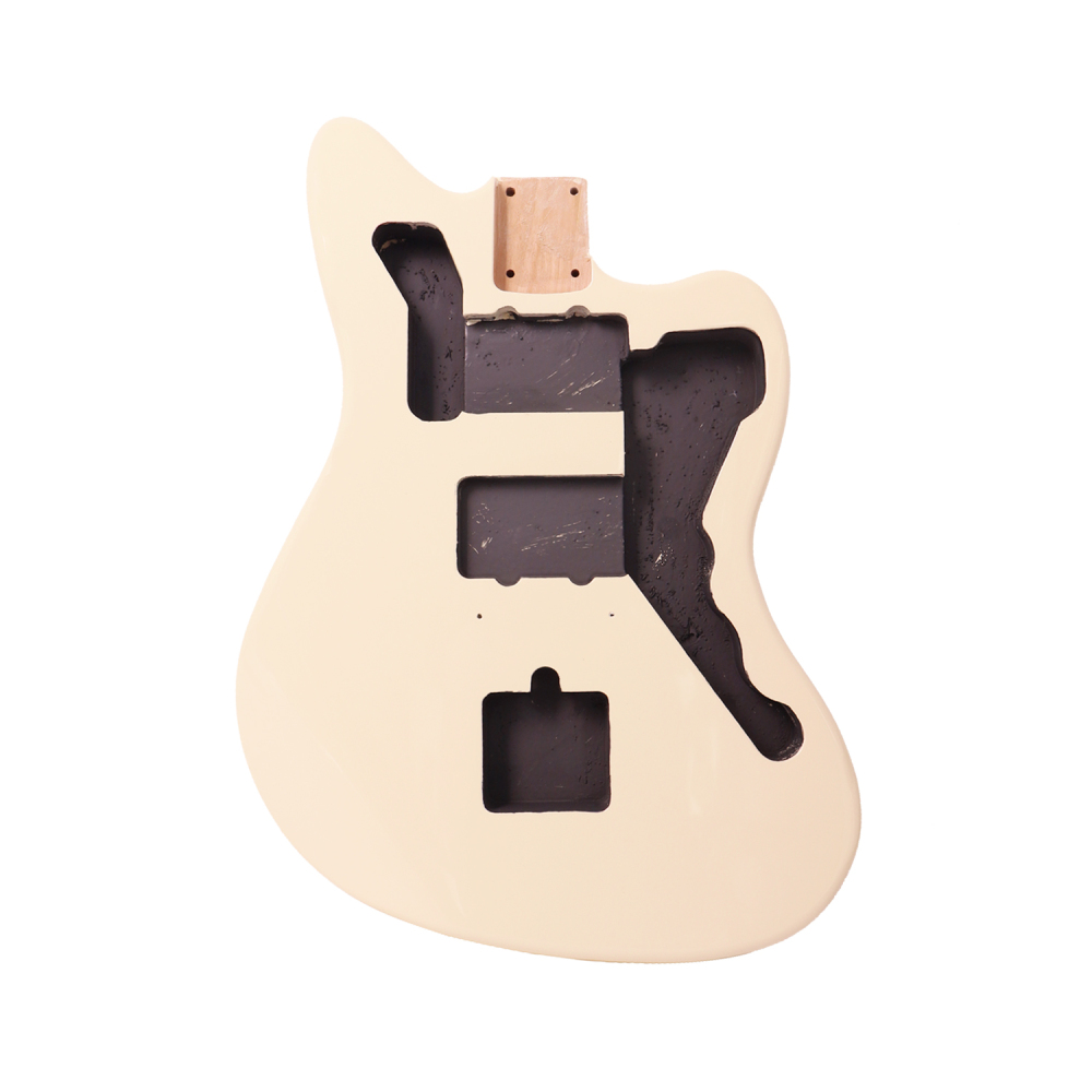 Roasted Poplar Electric Guitar Body Jazzmaster P90 Cream Color