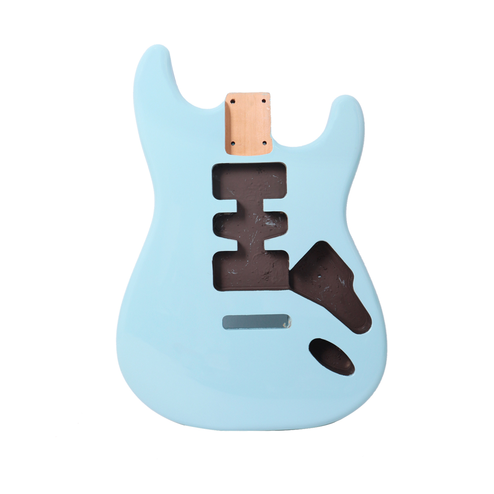 Roasted Poplar Electric Guitar Body Stratocaster HSH Sonic Blue Color