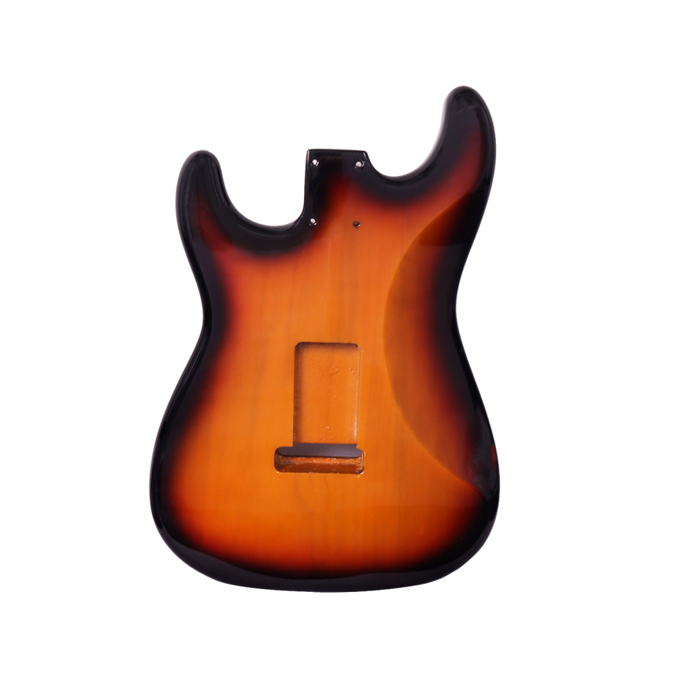 Roasted Poplar Electric Guitar Body Stratocaster HSH 3 Tune Sunburst Color