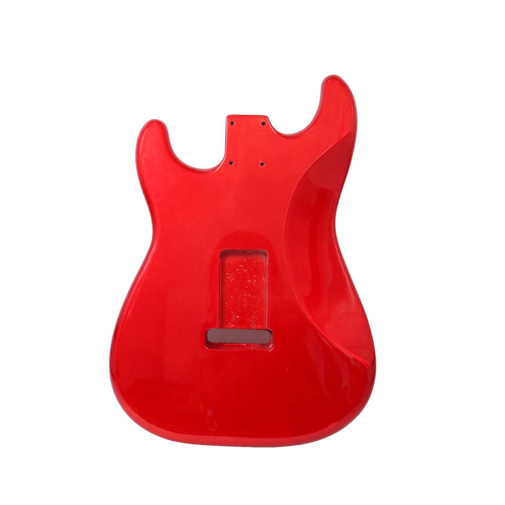 Roasted Poplar Electric Guitar Body Stratocaster HSH Candy Apple Red Color