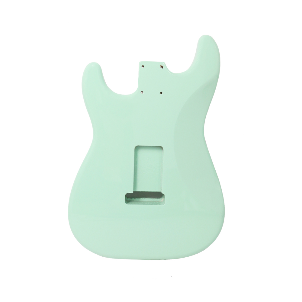 Roasted Poplar Electric Guitar Body Stratocaster HSH Surf Green Color