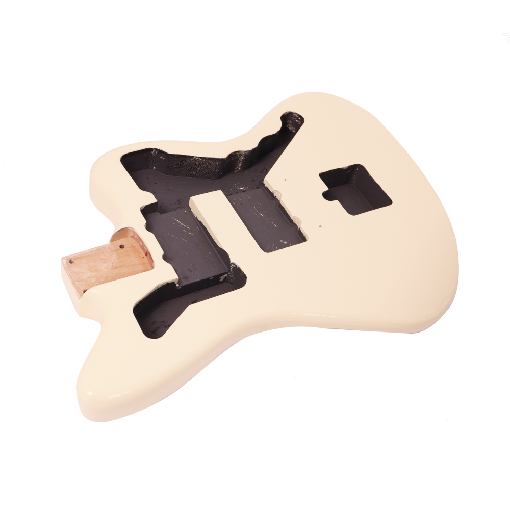 Roasted Poplar Electric Guitar Body Jazzmaster P90 Cream Color