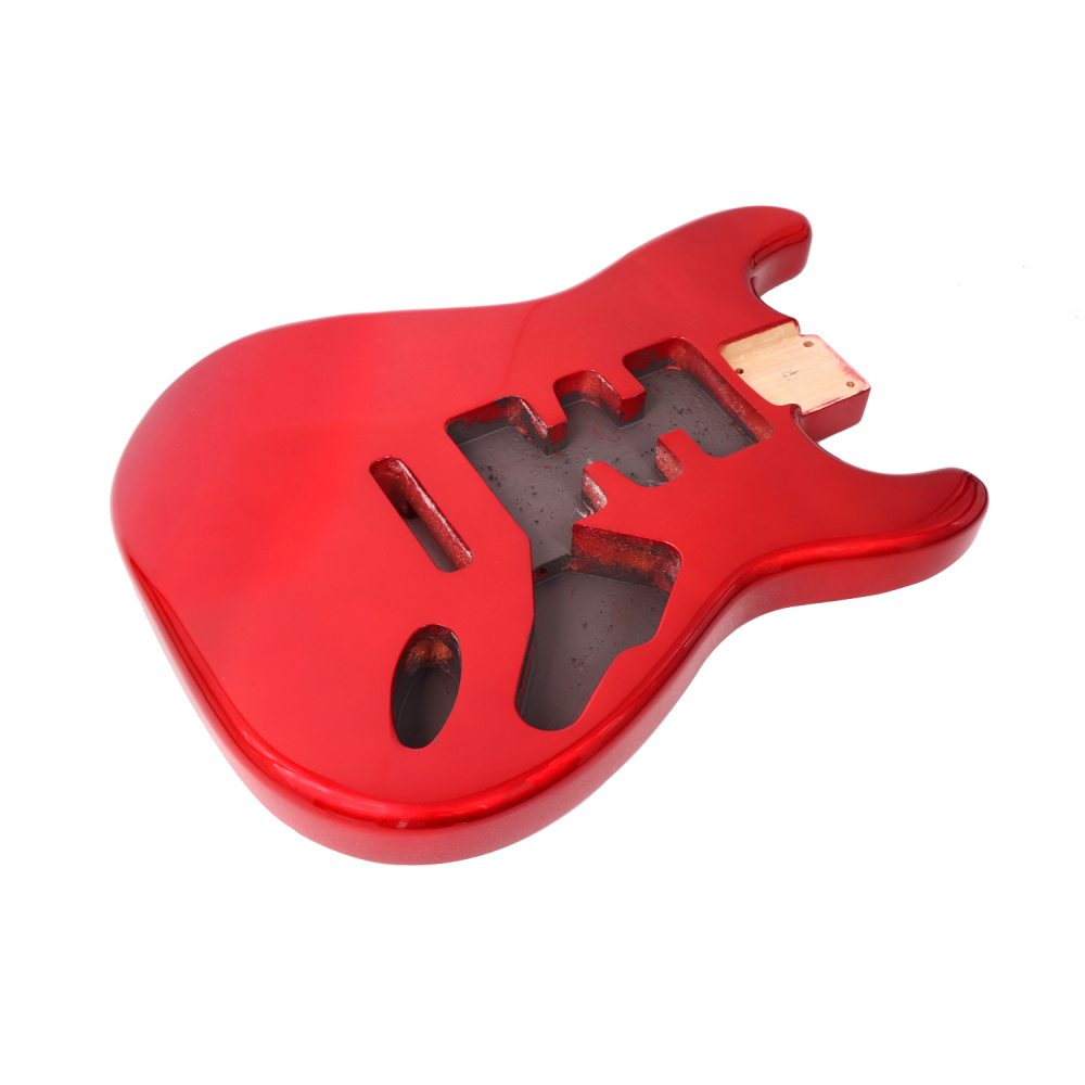Roasted Poplar Electric Guitar Body Stratocaster HSH Candy Apple Red Color