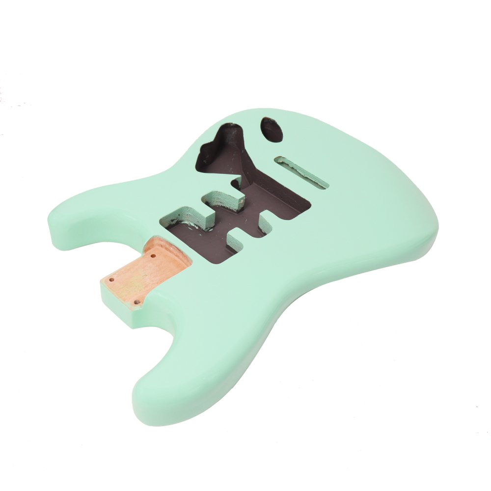 Roasted Poplar Electric Guitar Body Stratocaster HSH Surf Green Color