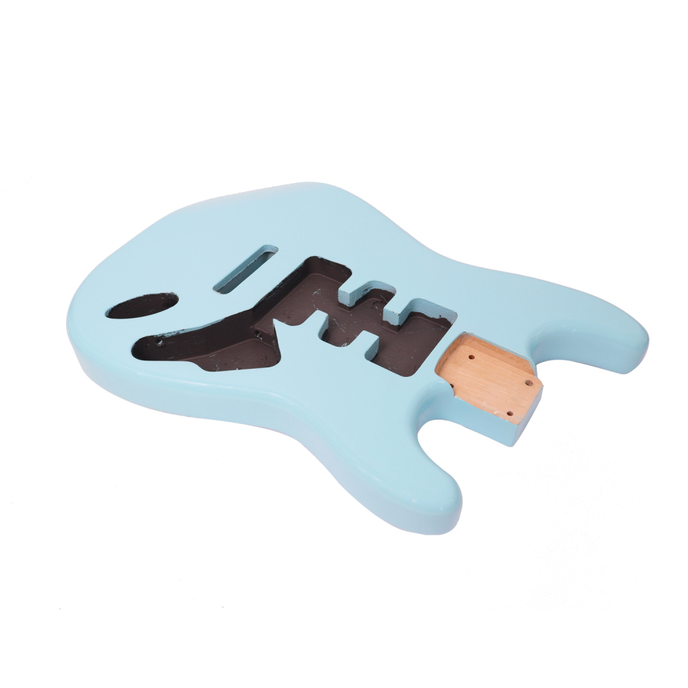 Roasted Poplar Electric Guitar Body Stratocaster HSH Sonic Blue Color