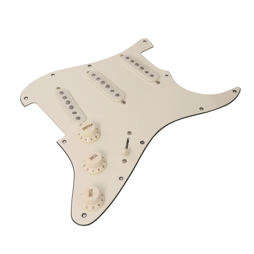 F Brand 60s Single Coil Alnico V Guitar Pickups Vintage White