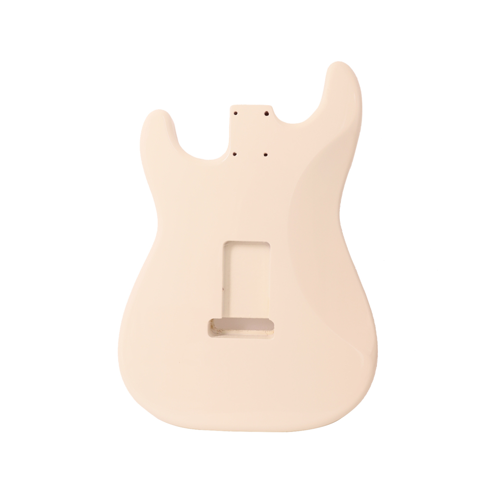 Roasted Poplar Electric Guitar Body Stratocaster HSH Cream Color