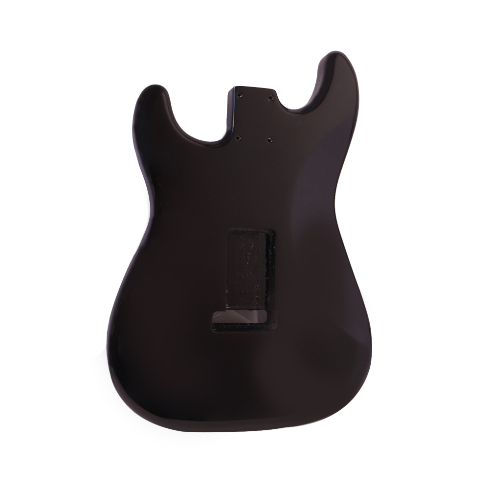 Roasted Poplar Electric Guitar Body Stratocaster HSH Black Color