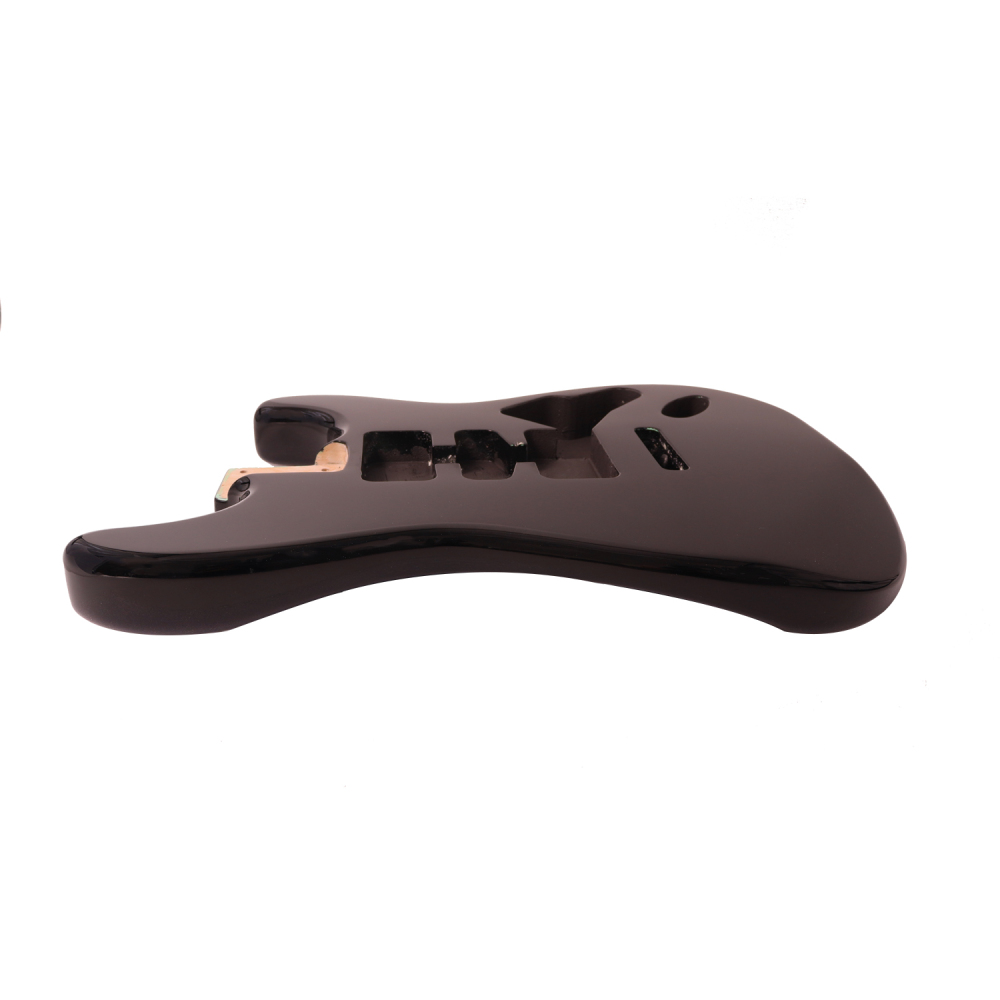 Roasted Poplar Electric Guitar Body Stratocaster HSH Black Color