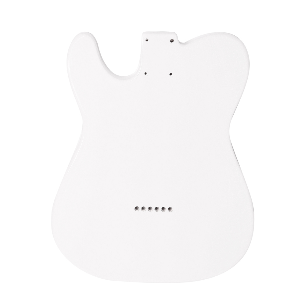 American Alder Electric Guitar Body Telecaster SS White Color