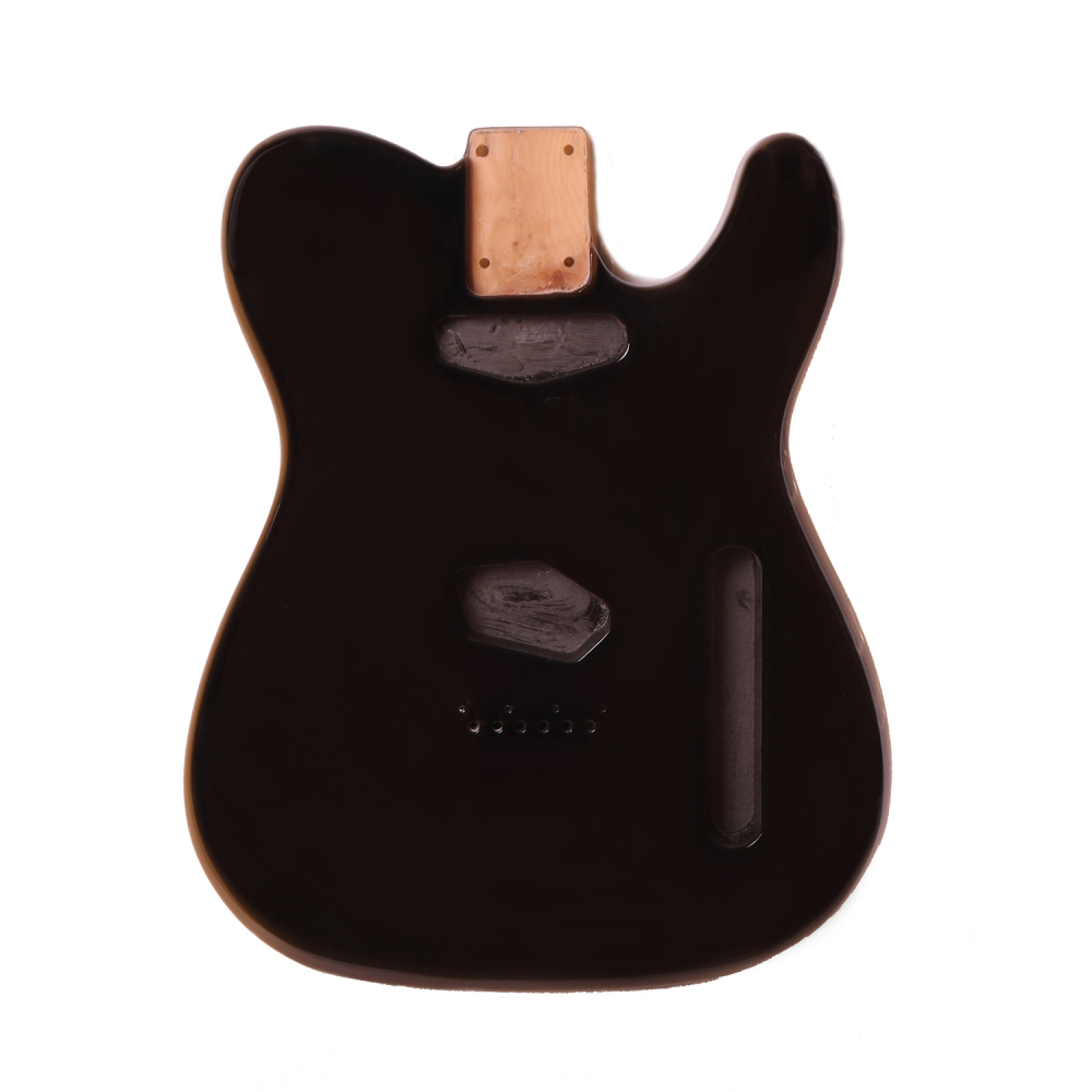American Alder Electric Guitar Body Telecaster SS Black Color