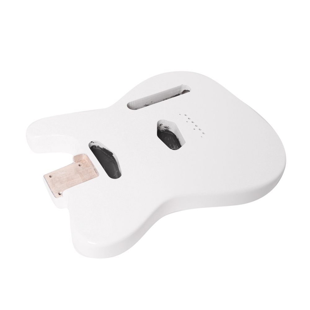 American Alder Electric Guitar Body Telecaster SS White Color