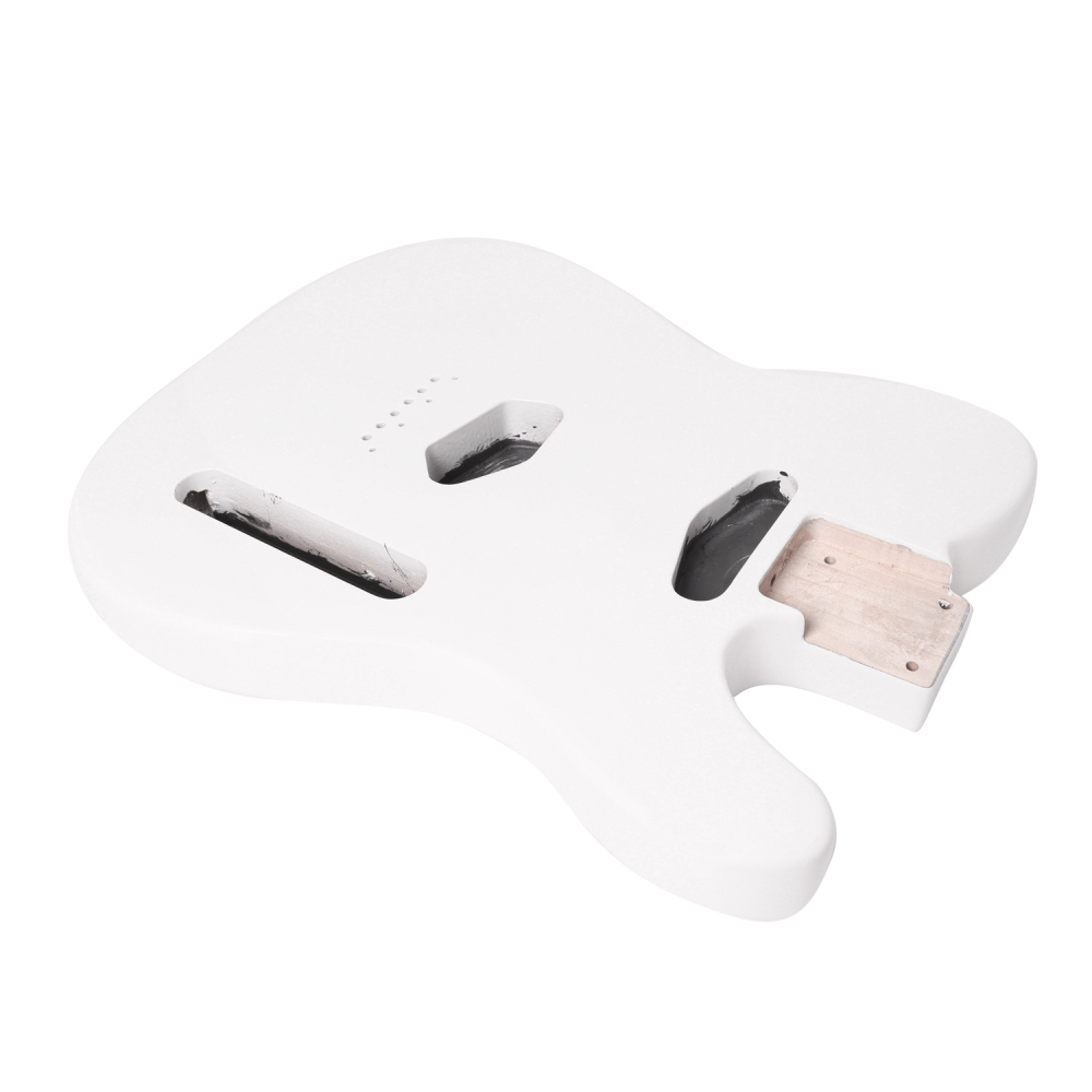 American Alder Electric Guitar Body Telecaster SS White Color