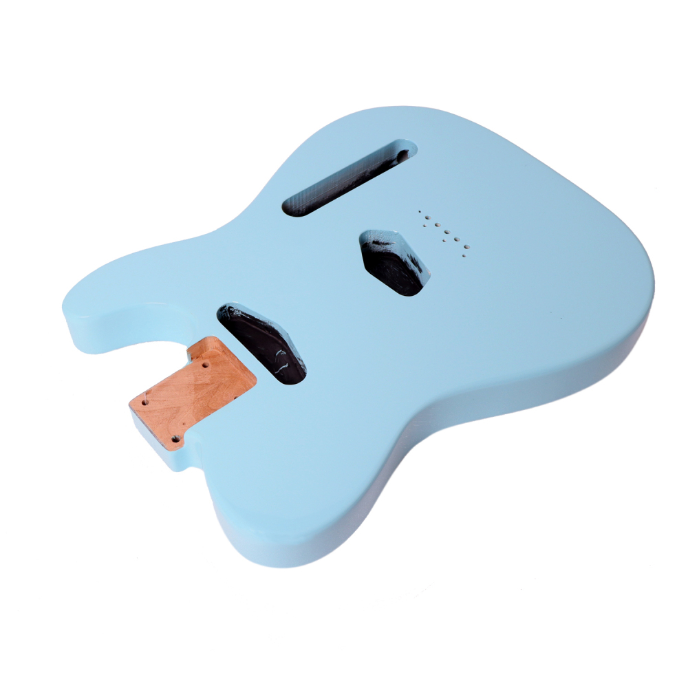 American Alder Electric Guitar Body Telecaster SS Sonic Blue Color