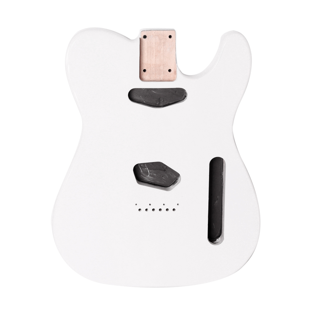 American Alder Electric Guitar Body Telecaster SS White Color