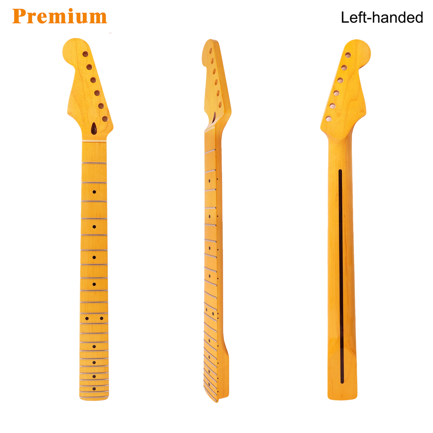 Left-handed Premium Stratocaster Guitar Neck Maple Neck 9.5