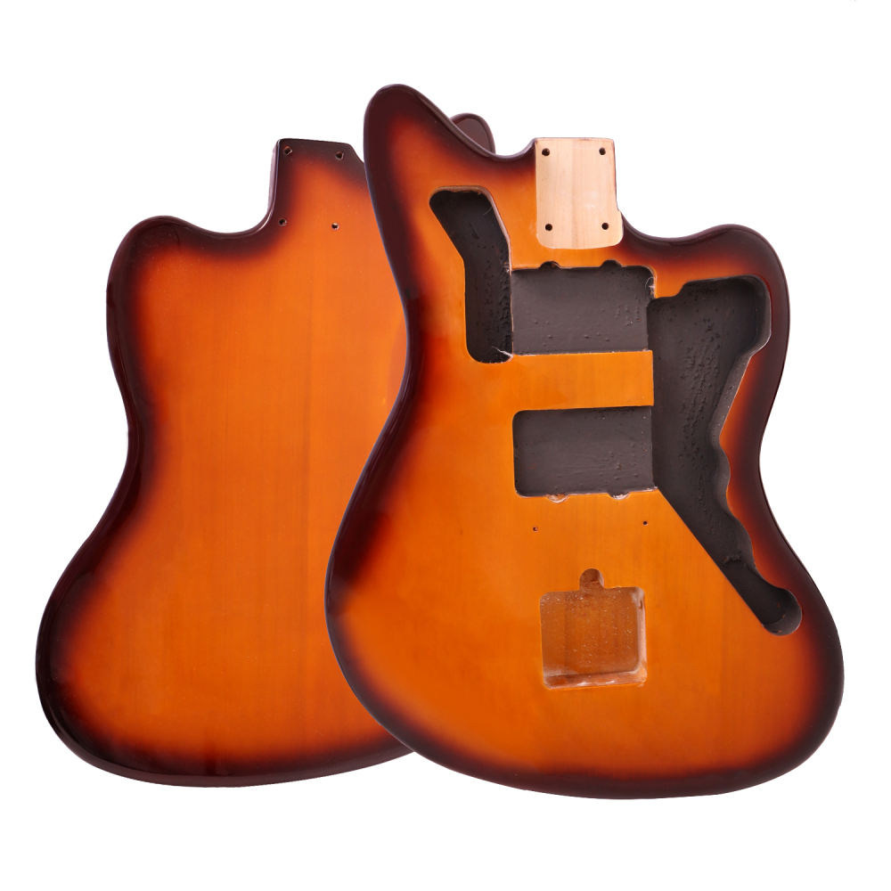 Roasted Poplar Electric Guitar Body Jazzmaster P90 3 Tune Sunburst Color