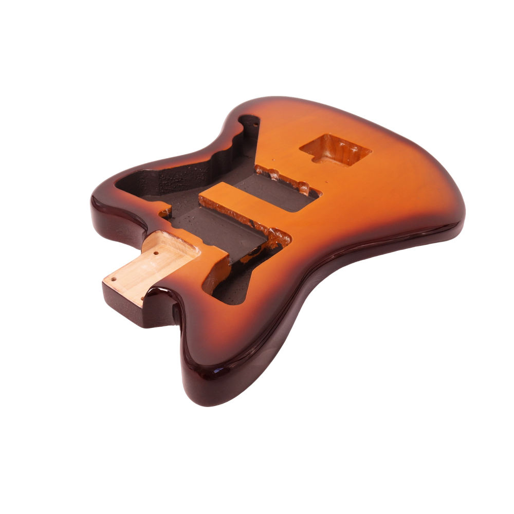Roasted Poplar Electric Guitar Body Jazzmaster P90 3 Tune Sunburst Color