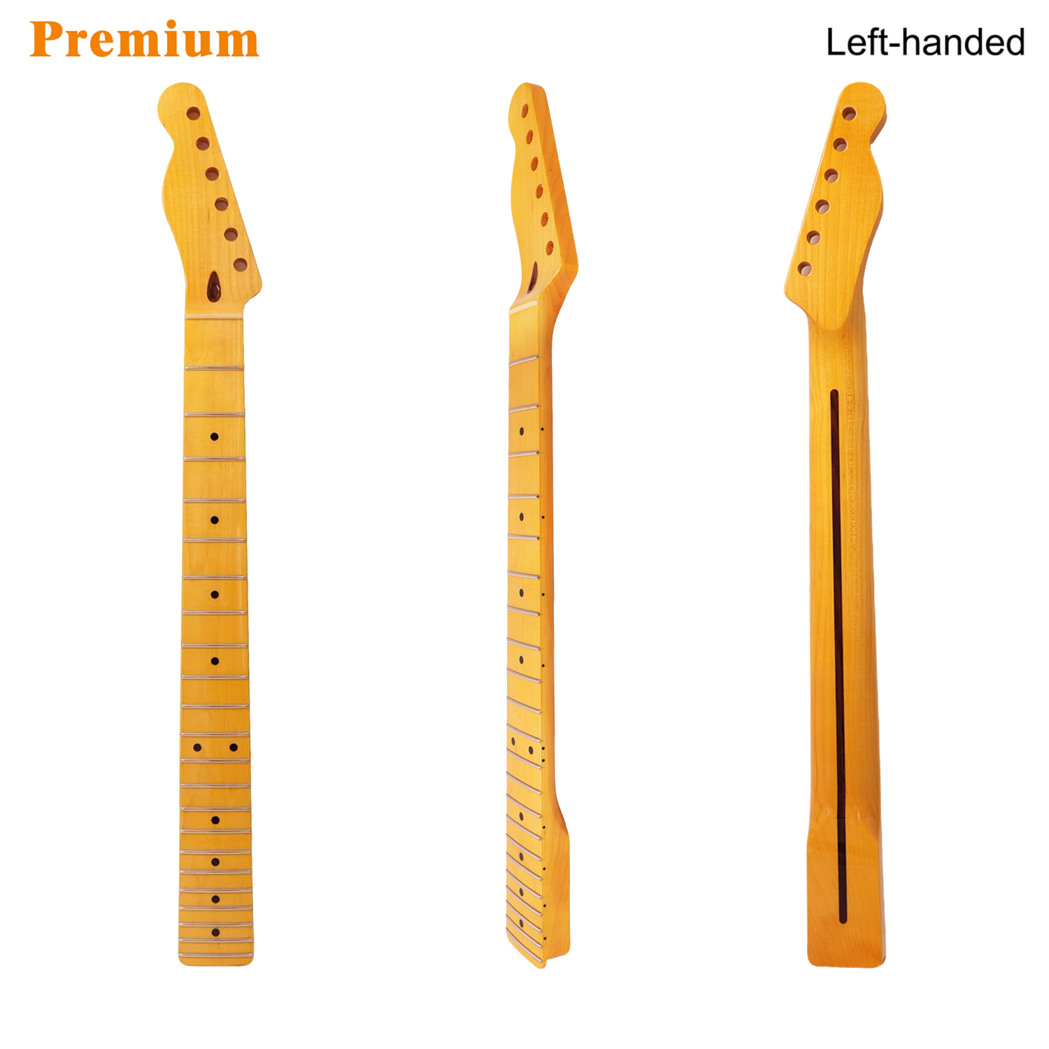 Left-handed Premium Telecaster Guitar Neck Maple Neck 9.5