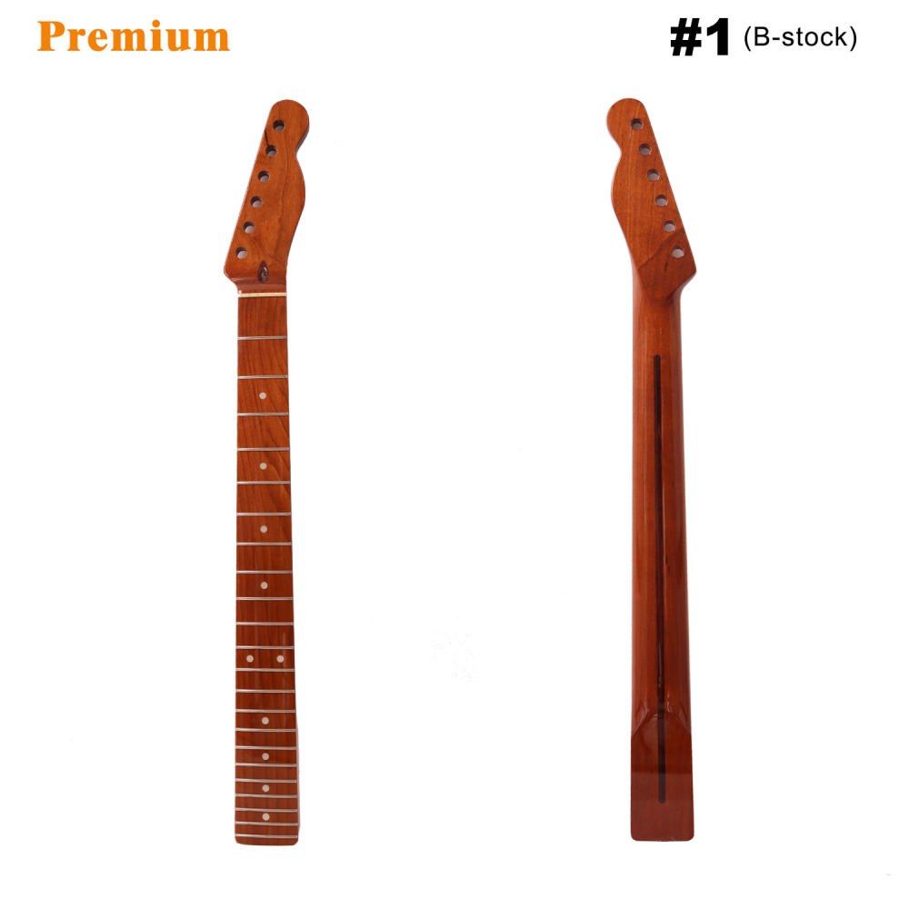 【B-Stock】Premium Telecaster Compatible Guitar Neck Roasted Maple Neck 9.5" Radius 10 mm Holes 22 Frets Gloss Finish