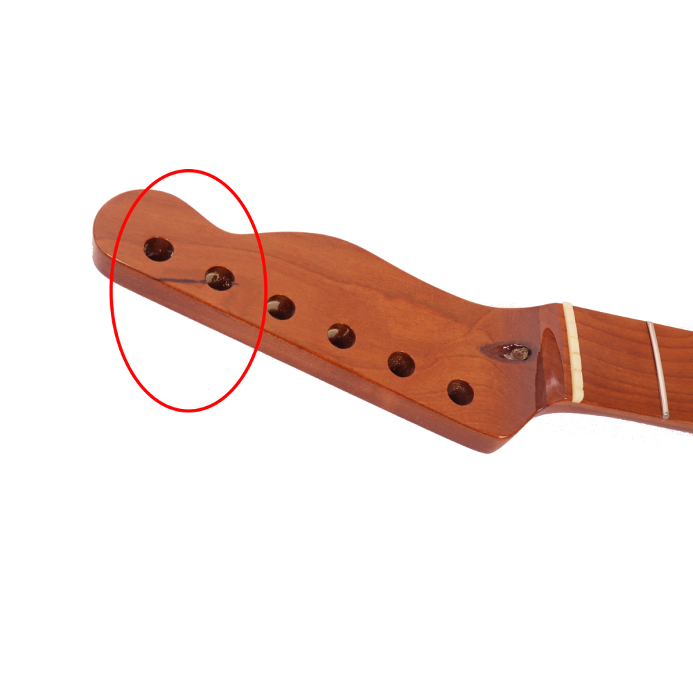 【B-Stock】Premium Telecaster Compatible Guitar Neck Roasted Maple Neck 9.5" Radius 10 mm Holes 22 Frets Gloss Finish