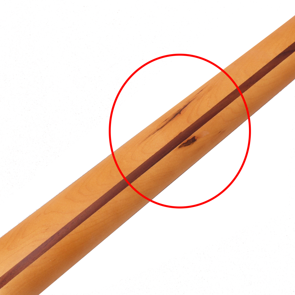【B-Stock】1970 Big Headstock Stratocaster Compatible Rosewood Fretboard Maple Neck 12" Radius 10 mm Holes 22 Frets Satin Finish