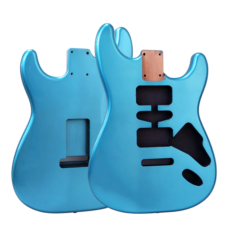 Roasted Poplar Electric Guitar Body Stratocaster HSH Lake Placid Blue Color