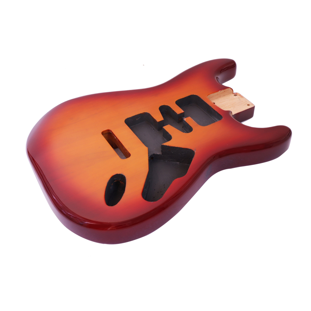 Roasted Poplar Electric Guitar Body Stratocaster HSH Tobacco Burst Color