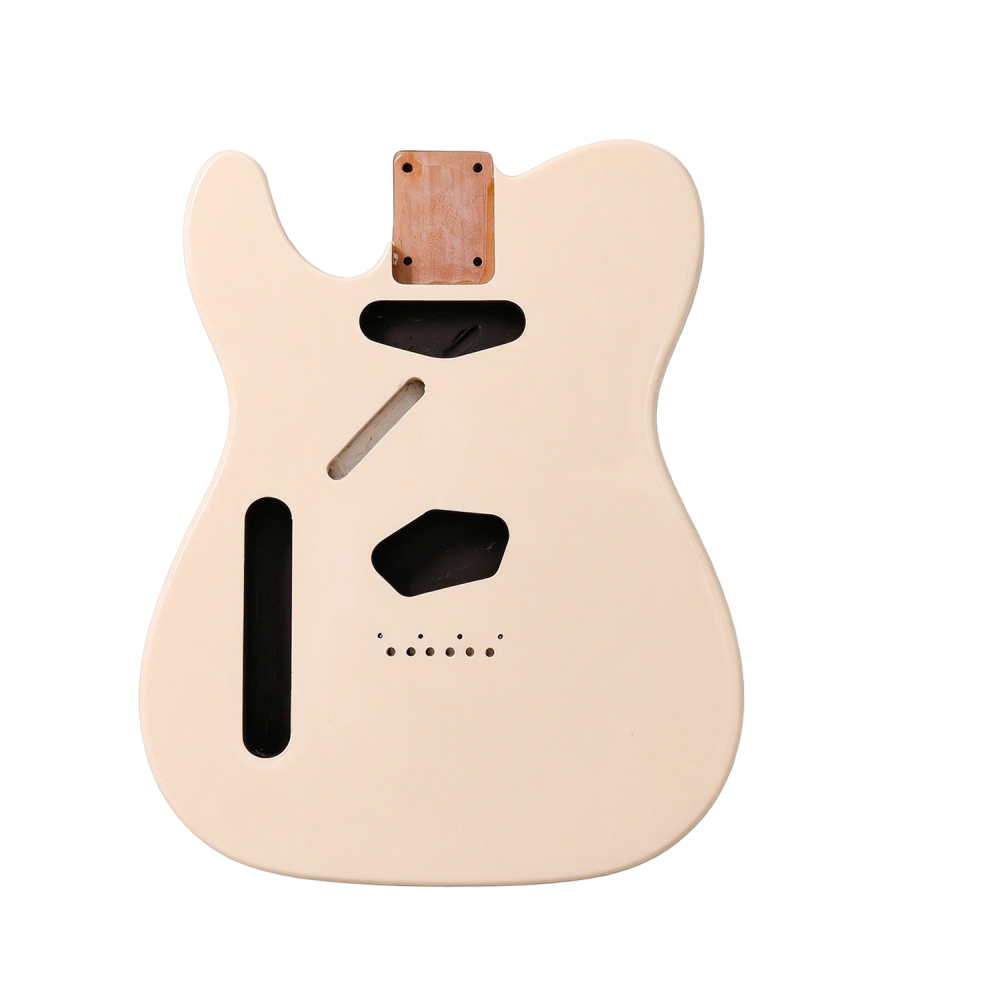 Left-handed Roasted Poplar Guitar Body Telecaster SS Cream Color