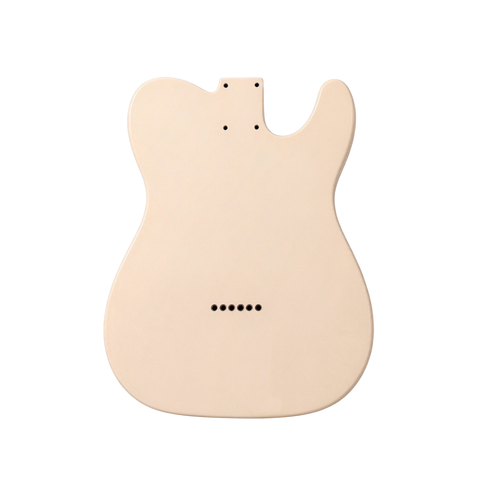 Left-handed Roasted Poplar Guitar Body Telecaster SS Cream Color