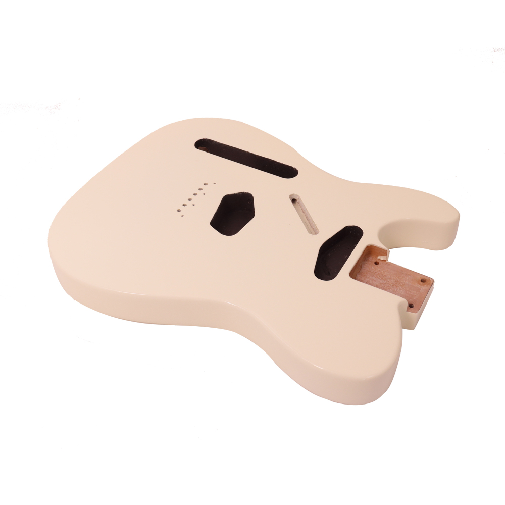 Left-handed Roasted Poplar Guitar Body Telecaster SS Cream Color
