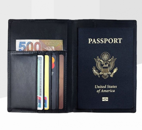 ZM-03 Passport bag RFID Passport bag This card bag anti-scan anti-RFID card holder