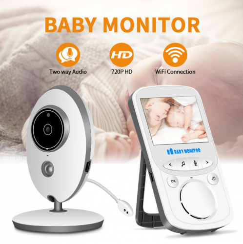 VB605 Digital Video Baby Monitor VB605 with Infrared Night Vision &Two Way Talk Back&Room Temperature&Lullabies Wifi Camera