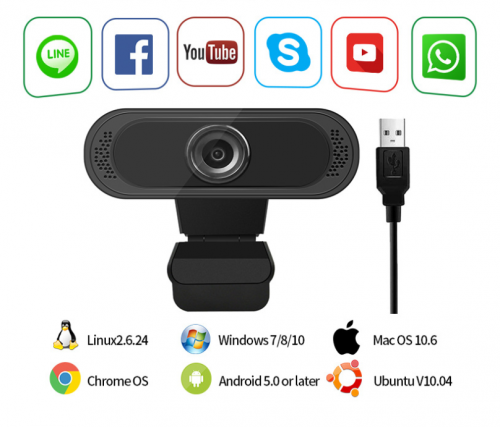 X8 Webcams 1080P HD webcams with microphones, webcams, webcams,USB webcams, suitable for laptop computers, desktop live video calls, conferences, game
