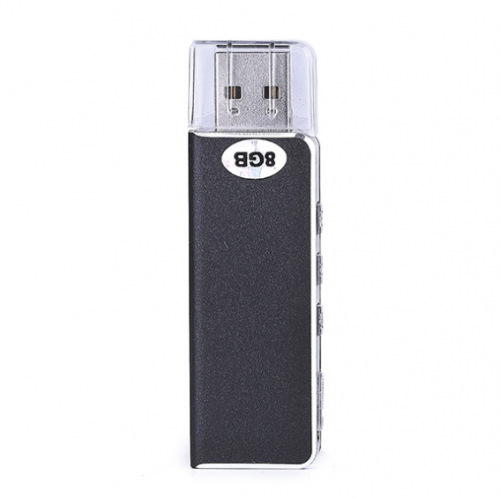 SK-009 Mini USB Drive Voice Recorder for Lectures 8GB Digital Sound Audio Recorder Mac Compatible Dictaphone 36 Hours Recording Device