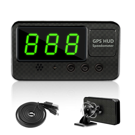 C60S GPS digital Speedometer Heads Up Display MPH KM/H Over Speeding Alarm Universal For Car Truck