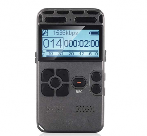 WR-181 8GB Portable Noise Reduction 1536KBPS HD Digital Audio Voice Recorder For Lectures Meetings Interviews Tape Recorder