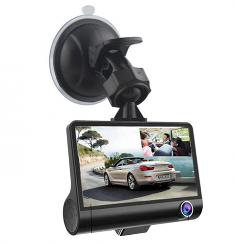 H35 Hidden 1080P Vehicle Recorder Ultra Wide Angle Three Lens Driving Recorder
